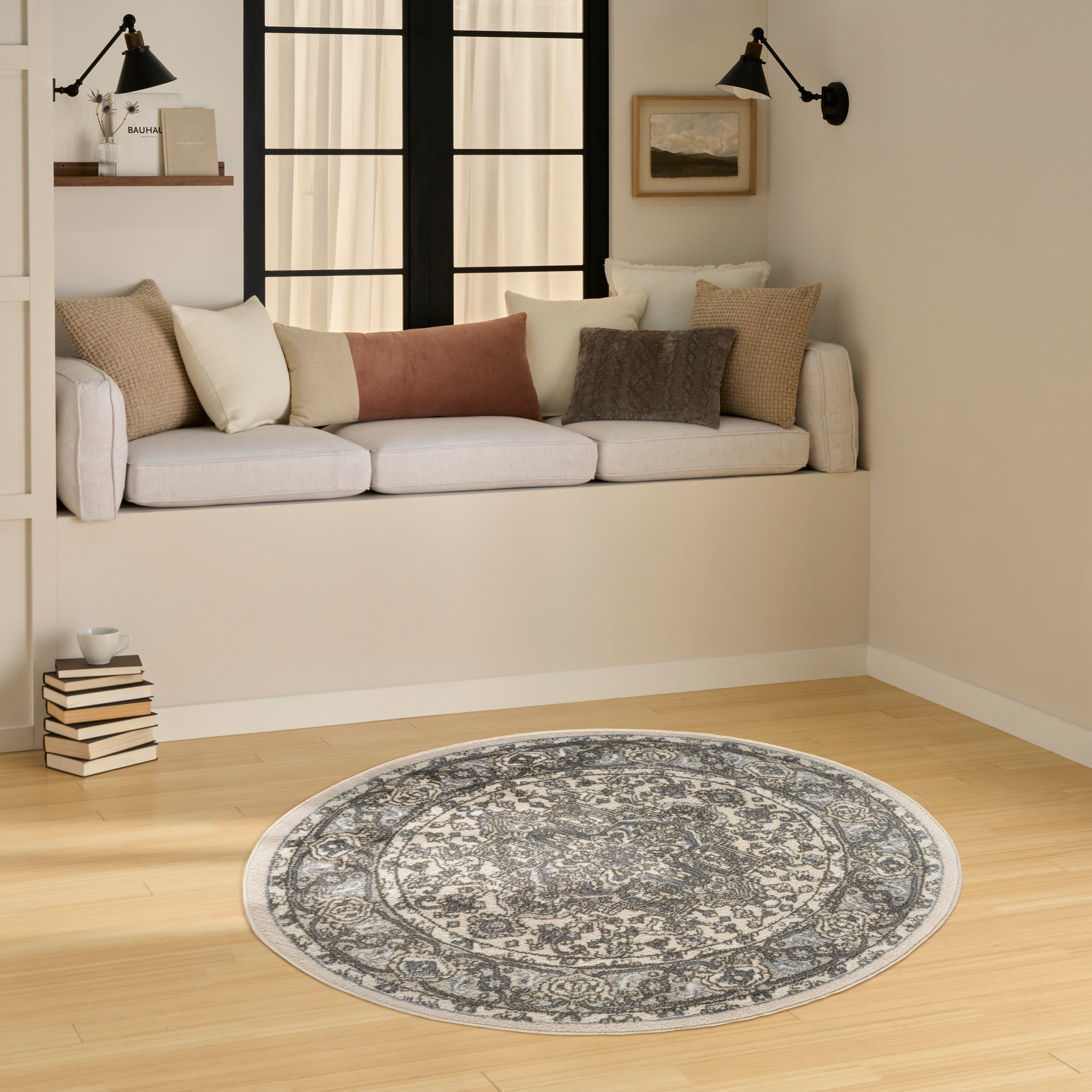 Nourison Quarry 4' Round  Rug