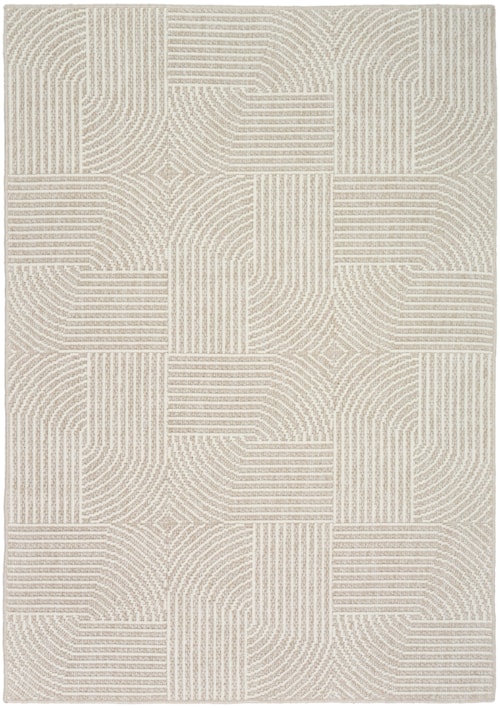 3'11" X 5'11" Beige Ivory Rectangle Rug