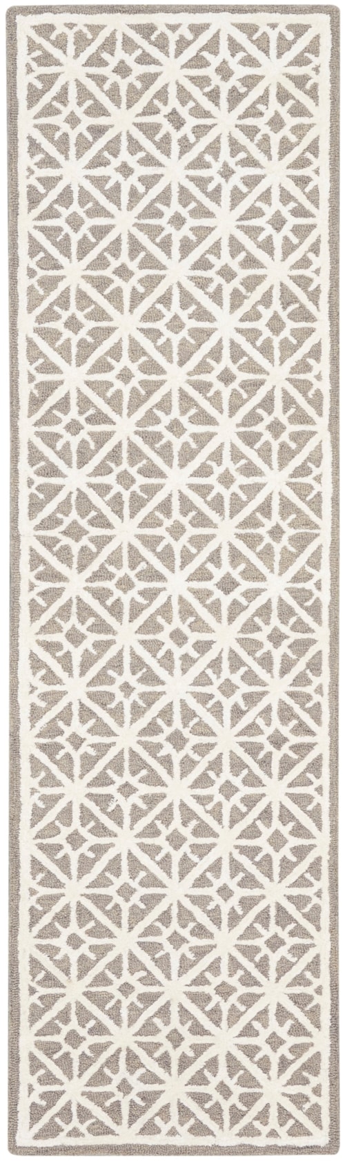 2'3" X 8' Grey Runner Rug