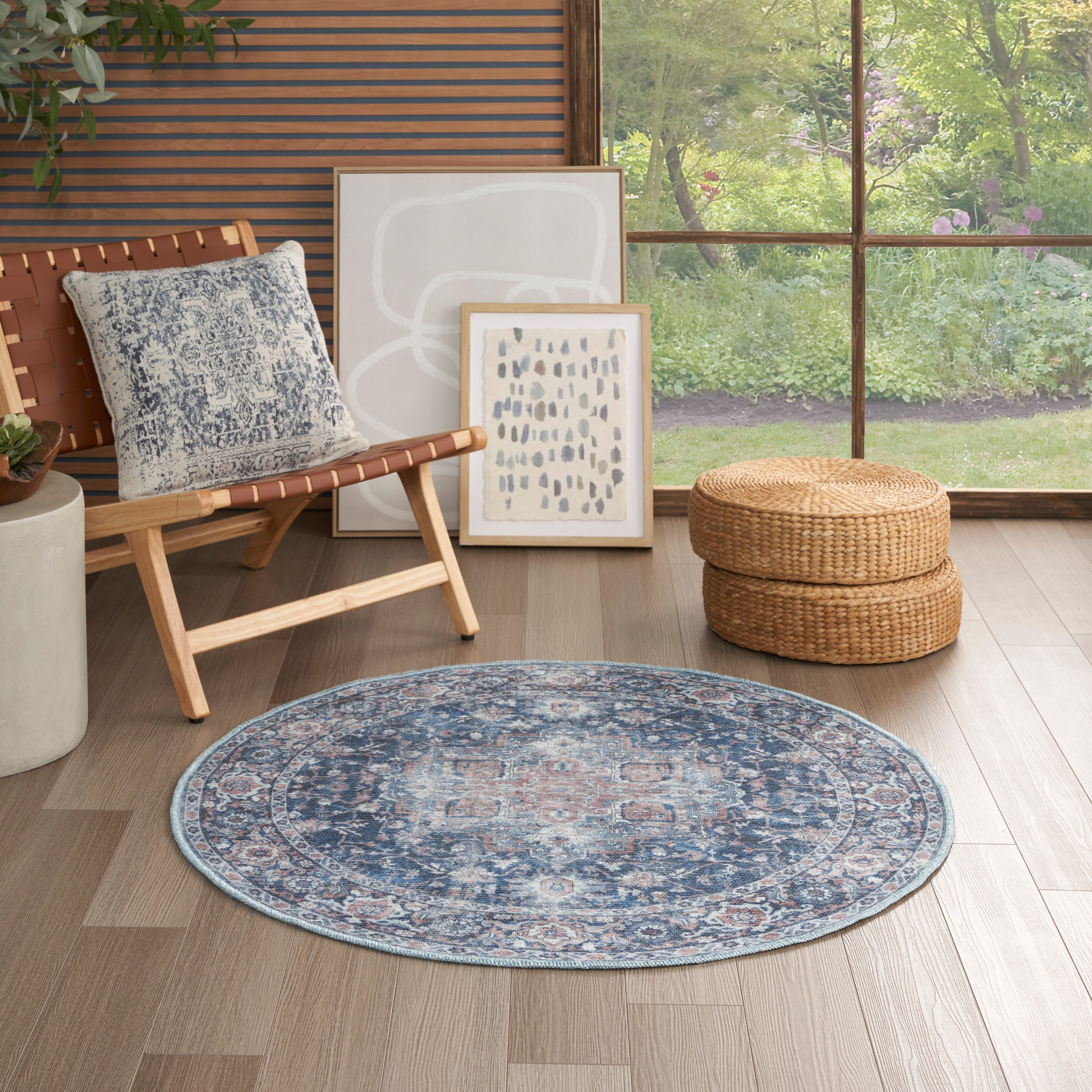 4' Round  Rug