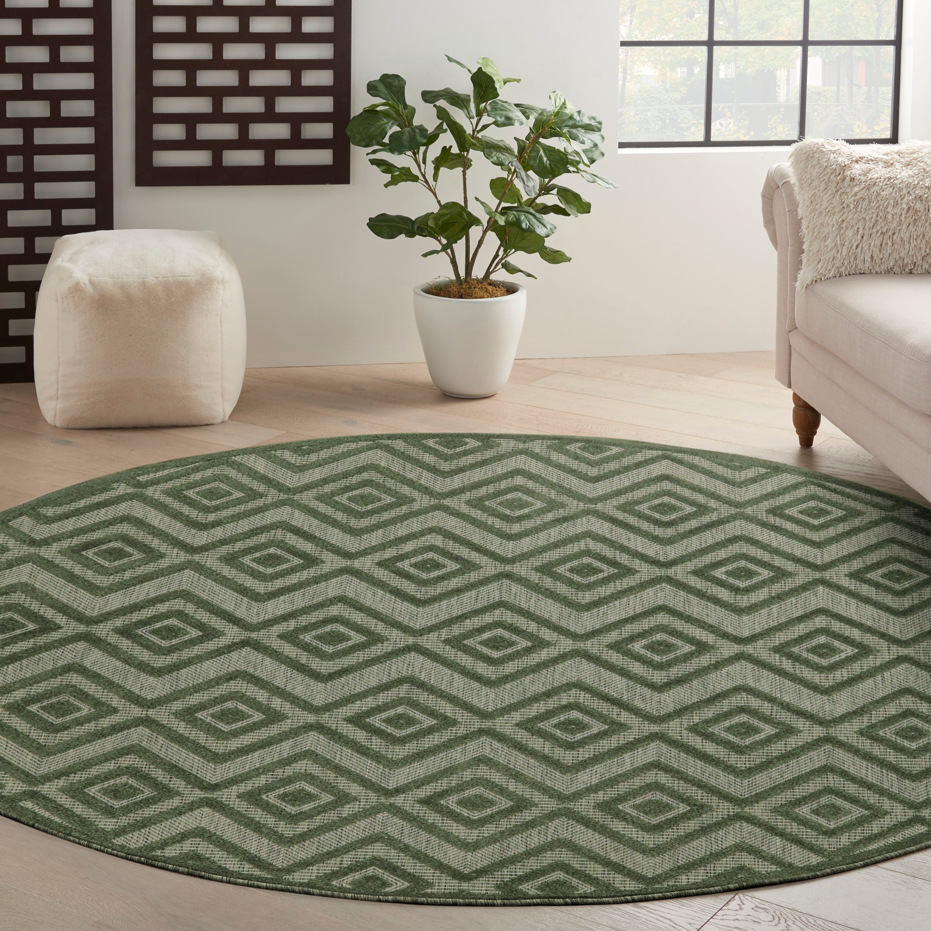 Nourison Versatile 8' Round  Rug