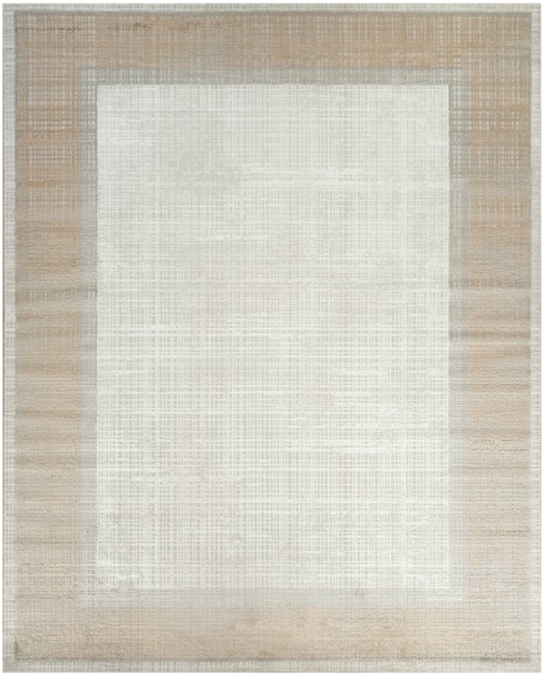7'10" X 9'10" Grey Rectangle Rug