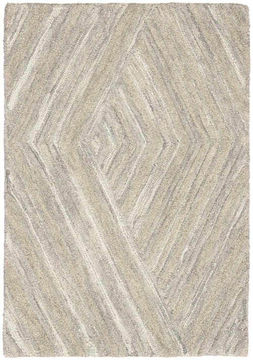 3'9" X 5'9" Grey Rectangle Rug