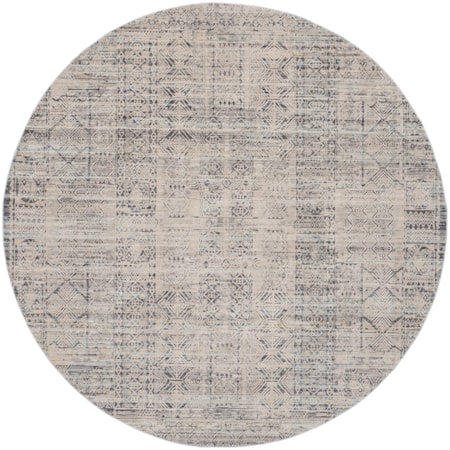 7'10" Round  Rug