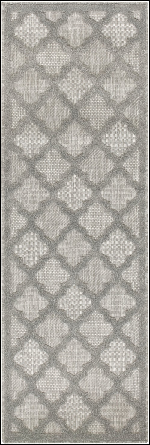 2' X 6' Silver Grey Runner Rug