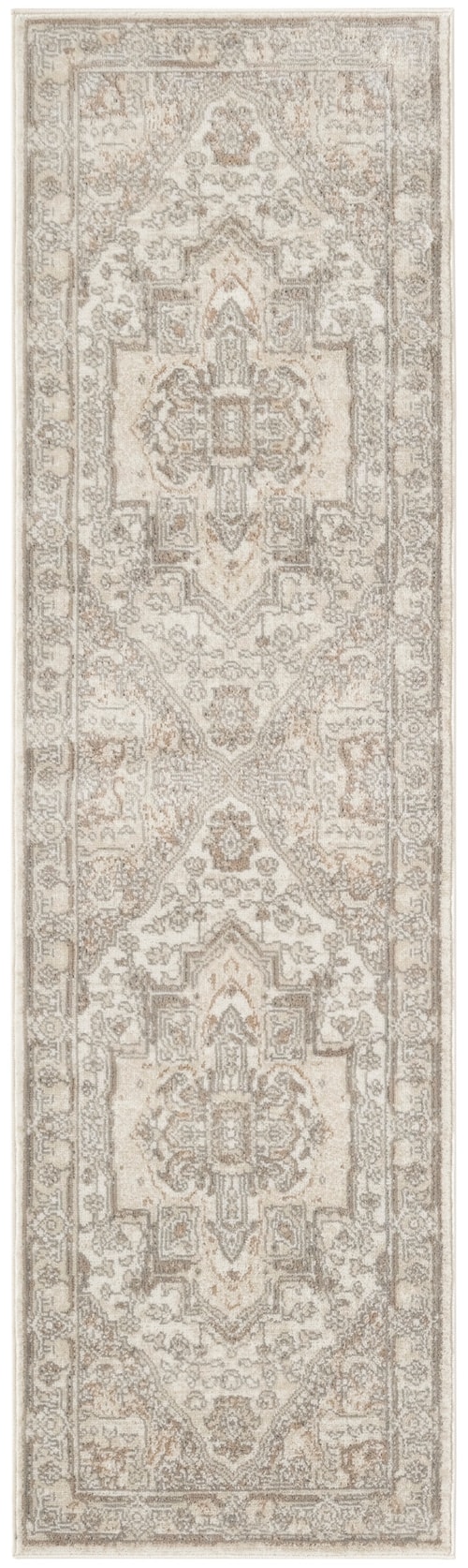 2'2" X 7'6 Beige Runner Rug