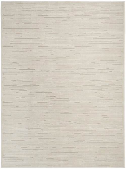 5'3" X 7' Beige Rectangle Rug