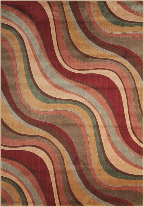 3'6" x 5'6" Multicolor Rectangle Rug