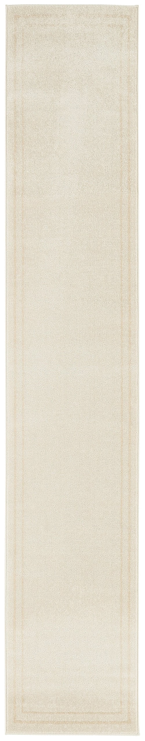 2'2" X 10' Ivory Gold Runner Rug