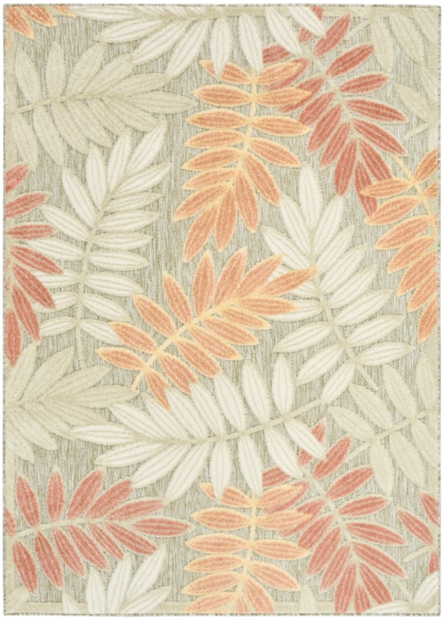 3'6" X 5'6" Sage Rose Rectangle Rug