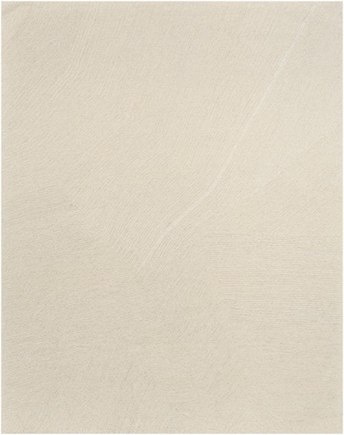 7'9" X 9'9" Ivory Rectangle Rug