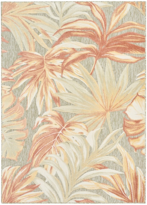 3'6" X 5'6" Sage Rose Rectangle Rug