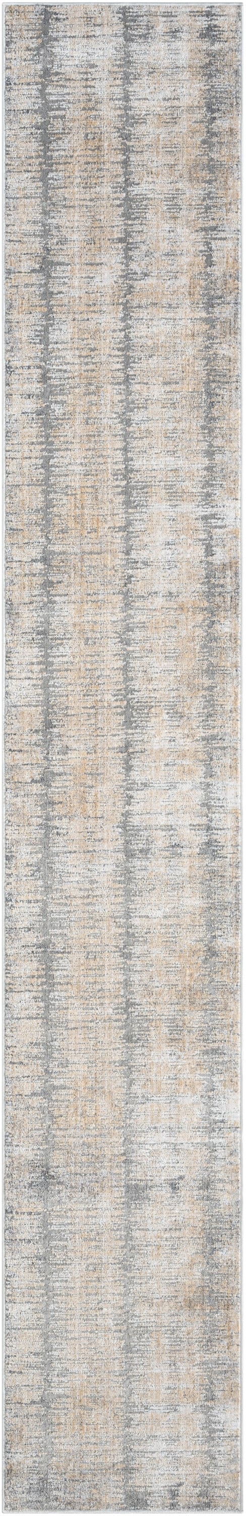 2'2" x 12' Grey Gold Rug