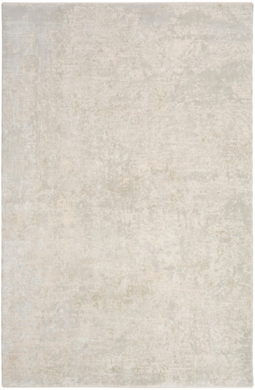 7'10" X 10'2" Ivory Grey Rectangle Rug