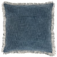 22" X 22" Navy Rectangle Throw Pillows