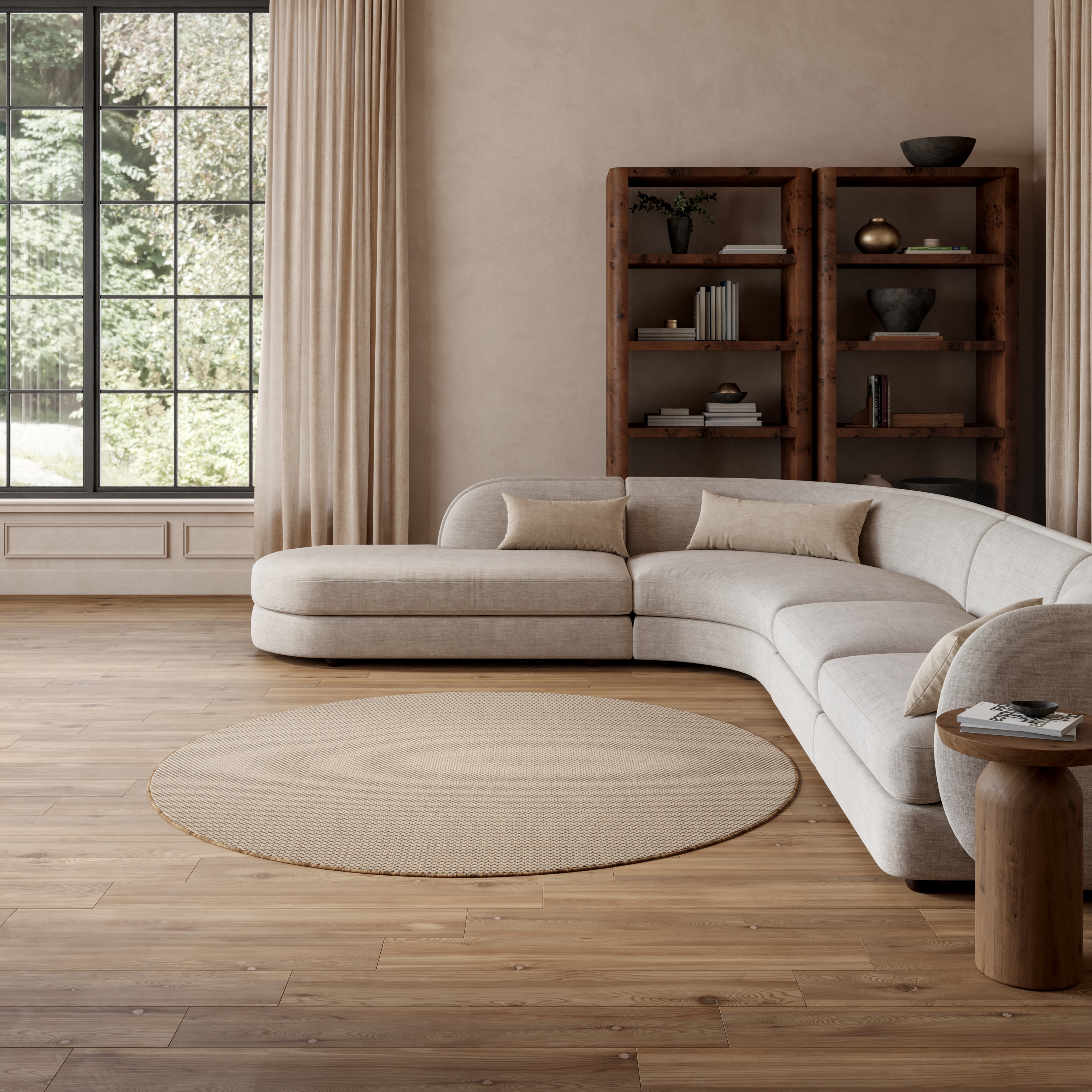 Nourison Courtyard 5' X Round