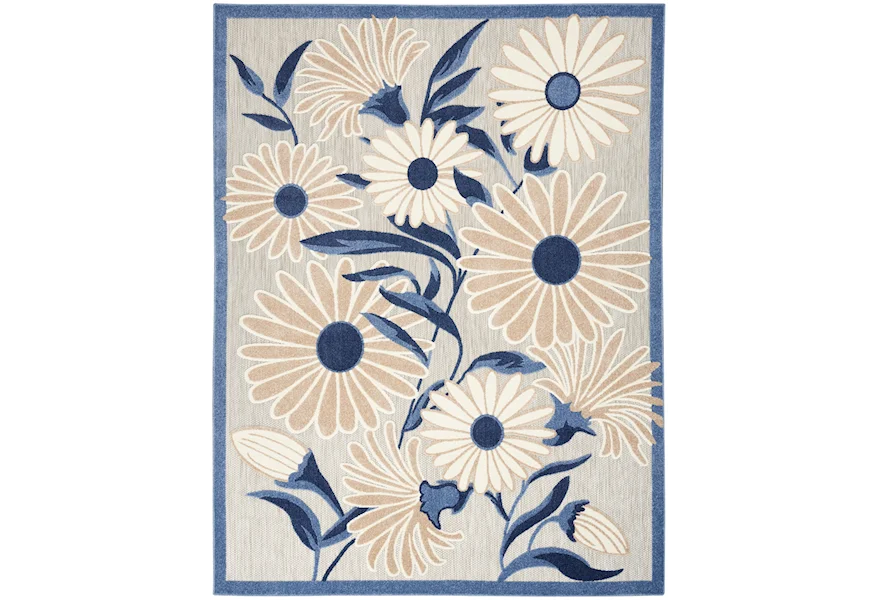 Aloha 5'3" x 7'5"  Rug by Nourison at Home Collections Furniture