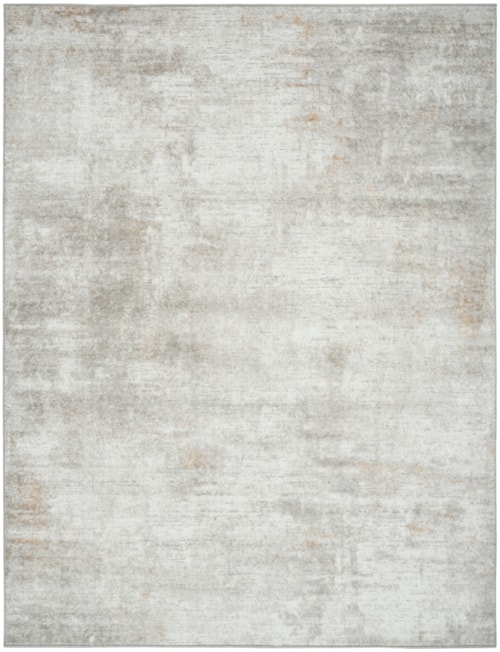 5'3" X 7' Grey Rectangle Rug
