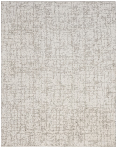 7'10" X 9'10" Ivory Grey Rectangle Rug