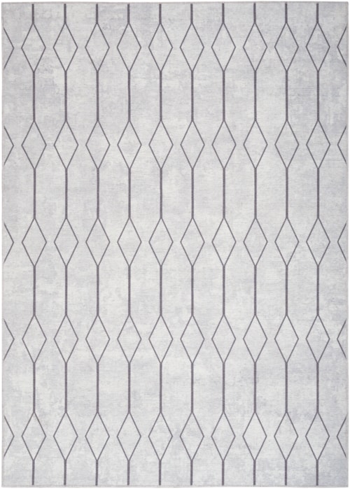 4' X 6' Ivory/Grey Rectangle Rug