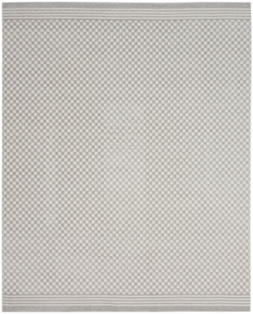 9'2" X 12' Light Grey Rectangle Rug
