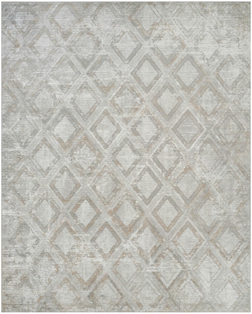 7'10" X 9'10" Grey Rectangle Rug