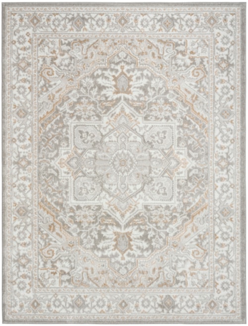 4' X 6' Light Grey Rectangle Rug