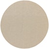 Nourison Washable Solutions 8' x Round Natural Modern Rug