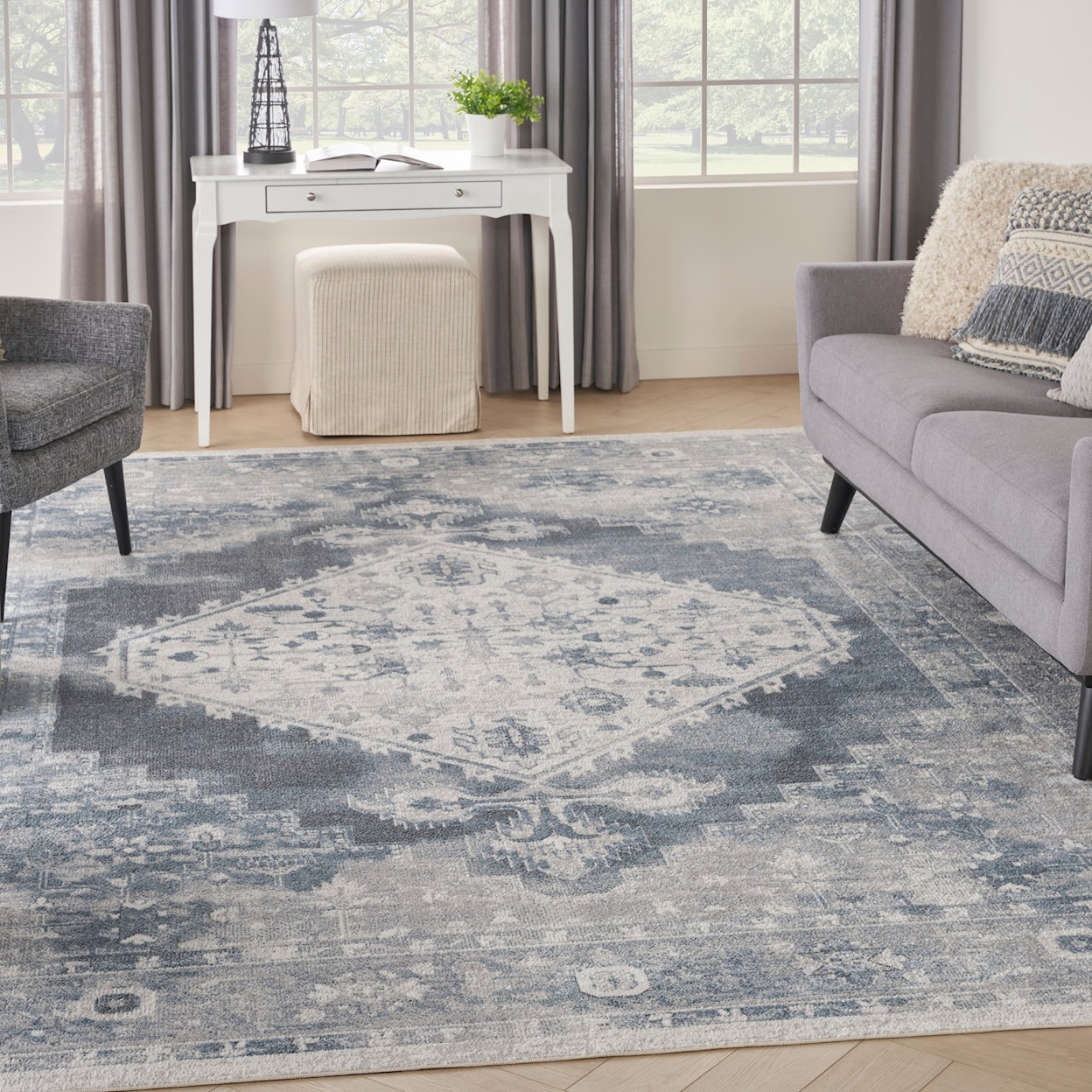 Nourison Astra Machine Washable 9' x 12'  Rug