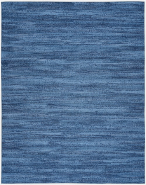 9'2" X 12' Blue Rectangle Rug