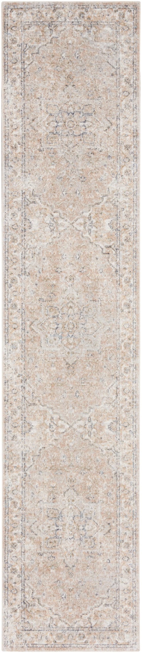 2'2" x 10' Beige Runner Rug