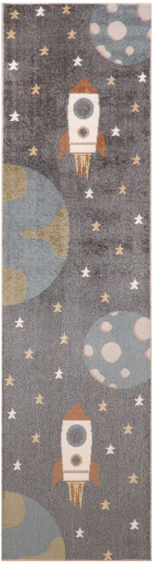 2'2" X 8' Sky Blue Runner Rug