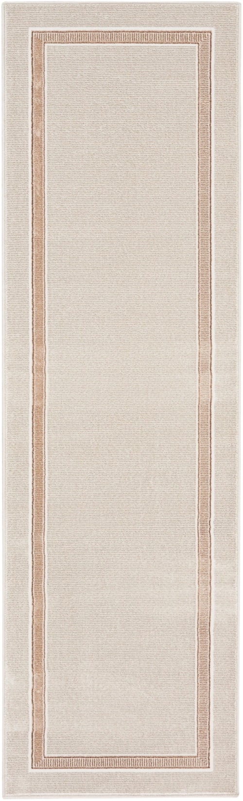 2'3" x 7'6" Ivory Cream Runner Rug