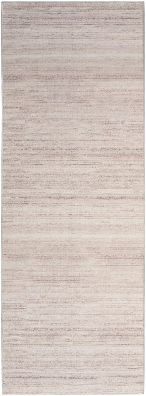 2'2" X 10' Ivory Mocha Runner Rug