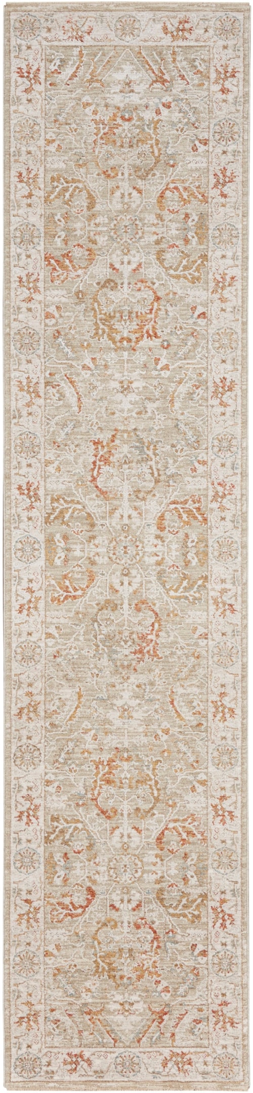 2'3" X 10'2" Sage Ivory Runner Rug