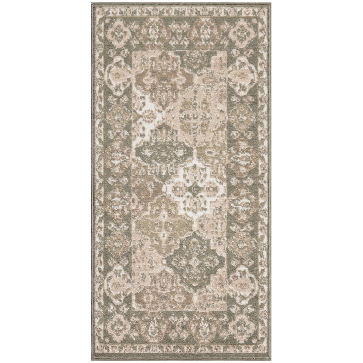 Nourison Grafix 2' x 4' Green Vintage Rug