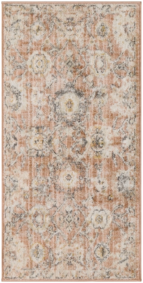 2' X 4' Rust Rectangle Rug