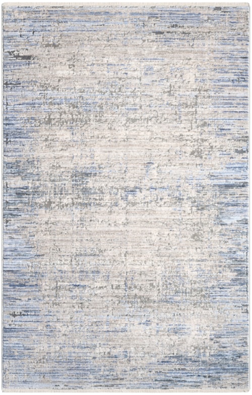 2'6" x 4' Blue Grey Rug