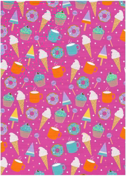 5' X 7' Pink Multicolor Rectangle Rug