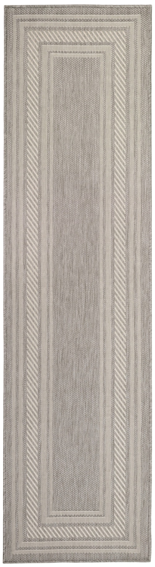 2' X 6' Grey Runner Rug