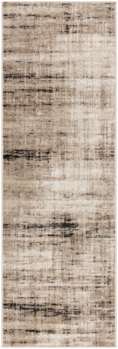 2' X 6' Ivory Mocha Runner Rug