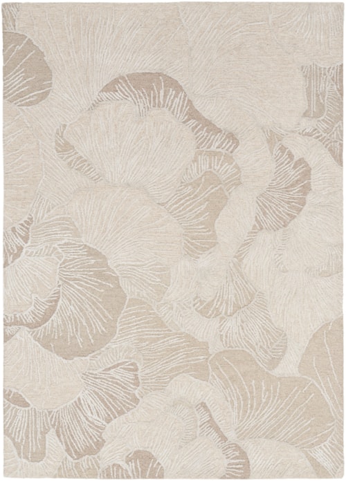 5'3" X 7'3" Taupe Rectangle Rug