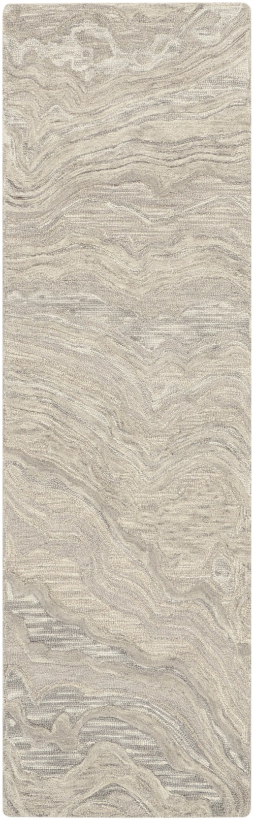 2'3" X 7'6" Grey Runner Rug