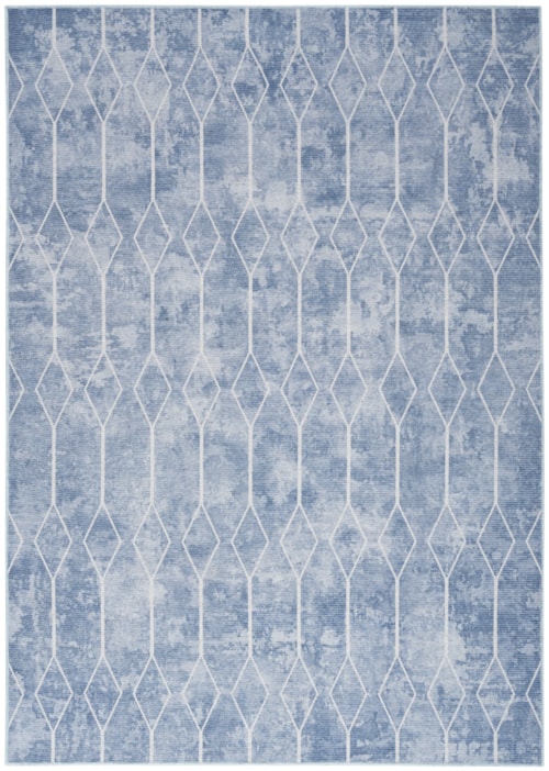 6' X 9' Blue Rectangle Rug