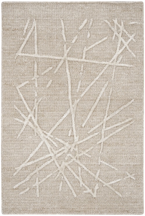 2' X 3' Taupe Rectangle Rug
