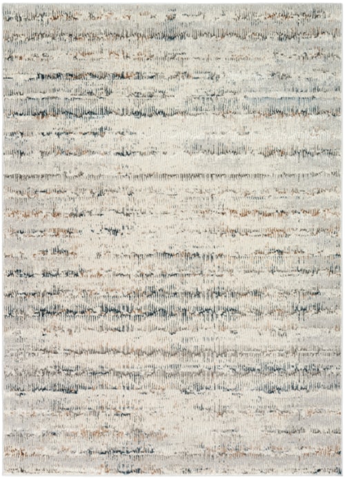 3'11" X 5'11" Ivory Multicolor Rectangle Rug