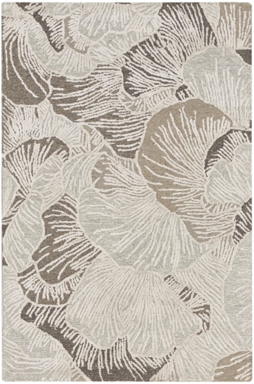 3'9" X 5'9" Grey Rectangle Rug