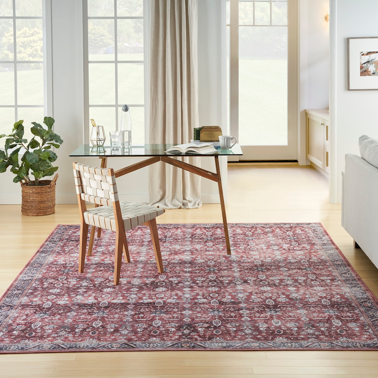 Nourison Grand Washables 7'10" x 9'10"  Rug