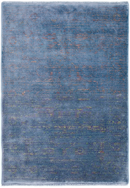 2' X 3' Blue Rectangle Rug