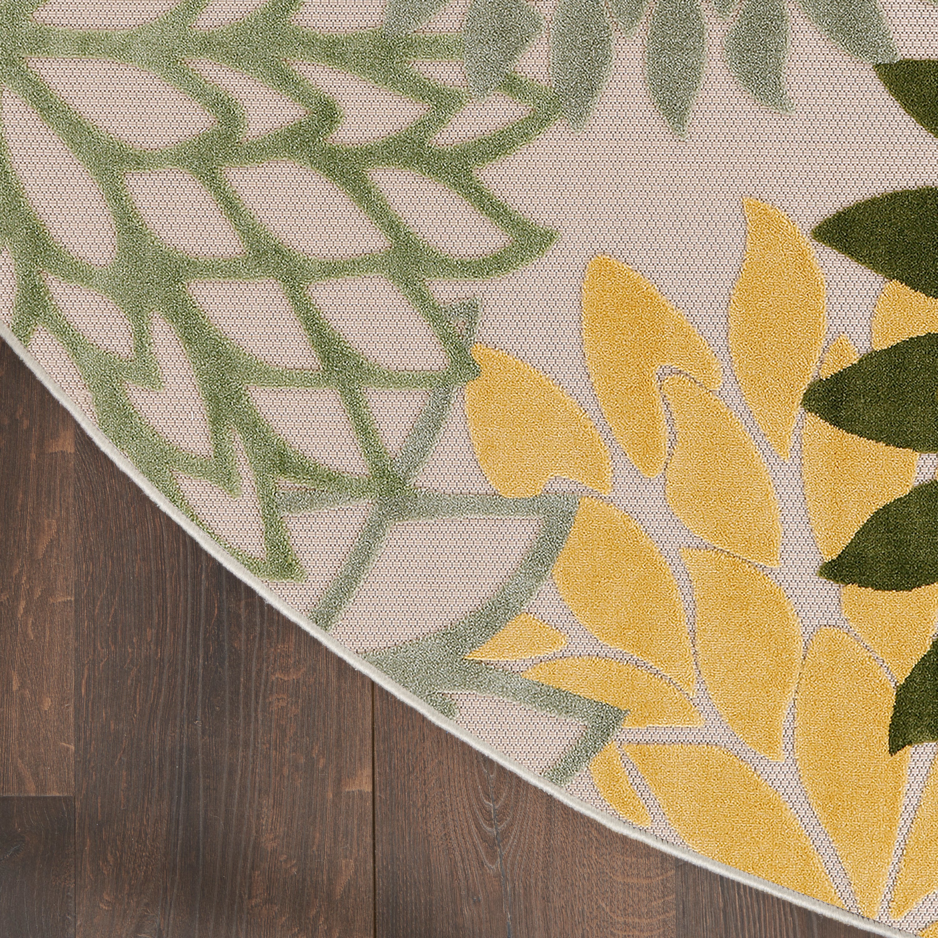 Nourison Aloha 5'3" Round  Rug